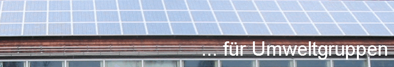 ... f�r Umweltgruppen