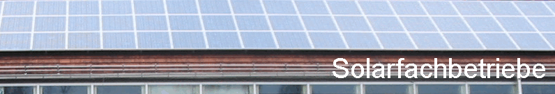 Solarfachbetriebe
